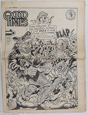 Bild des Verkufers fr Good Times: vol. 3, #18, May 1, 1970: S. Clay Wilson cover comix zum Verkauf von Bolerium Books Inc.