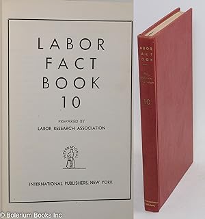 Seller image for Labor fact book 10 for sale by Bolerium Books Inc.