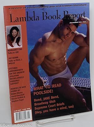 Bild des Verkufers fr Lambda Book Report: a review of contemporary gay & lesbian literature vol. 10, #1, July/Aug., 2001: What to Read Poolside zum Verkauf von Bolerium Books Inc.