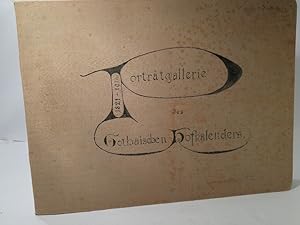 Portraitgallerie des Gothaischen Hofkalenders 1821 - 1914; Album mit 464 Stichen Adliger Persönli...