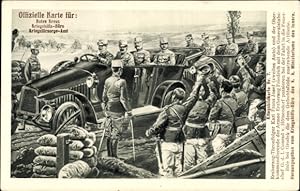Ansichtskarte / Postkarte Erzherzog Karl Franz Josef, Erzherzog Friedrich, Hötzendorf, Feuerlinie...