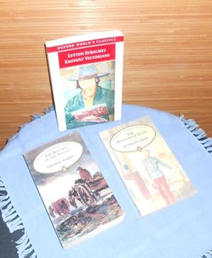 Bild des Verkufers fr 3x Literary classics from England / Literaturklassiker aus England : Lytton Strachey: Eminent Victorians + Thomas Hardy: The Return of the Native + Anthony Hope: The prisoner of Zenda zum Verkauf von AnimaLeser*Antiquariat