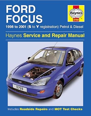 Bild des Verkufers fr Ford Focus Petrol & Diesel (98 - 01) Haynes Repair Manual zum Verkauf von moluna