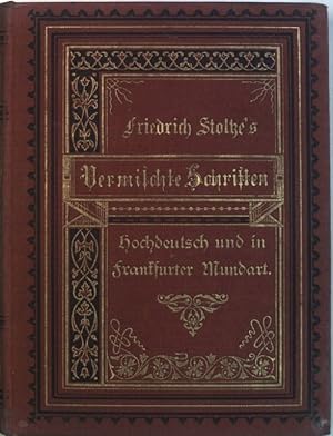 Bild des Verkufers fr Vermischte Schriften. zum Verkauf von books4less (Versandantiquariat Petra Gros GmbH & Co. KG)