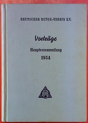 Seller image for Vortrge auf der 51. Hauptversammlung am 6. und 7. Mai 1954 in Essen for sale by biblion2