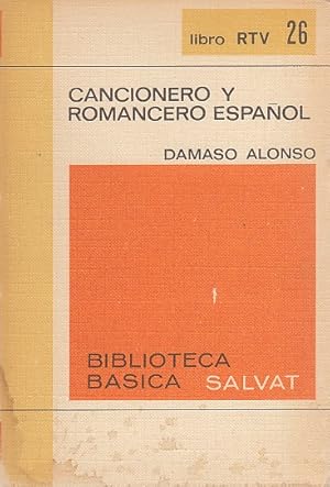 Seller image for Cancionero y Romancero Espaol for sale by Librera Vobiscum