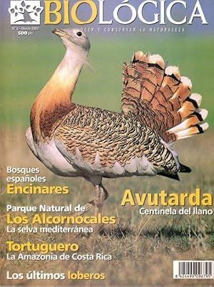 Imagen del vendedor de BIOLGICA N6. Marzo 1997. Conocer y conservar la naturaleza. (Avutarda; Los Alcornocales; Encinar, el bosque ibrico y otros) a la venta por Librera Vobiscum