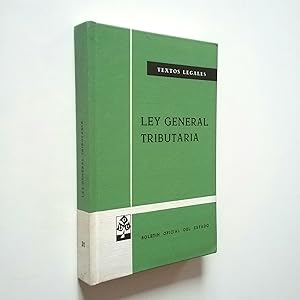 Immagine del venditore per Ley General Tributaria, de 28 de diciembre de 1963 y disposiciones complementarias venduto da MAUTALOS LIBRERA