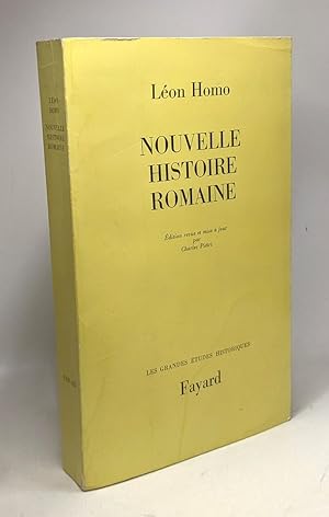 Imagen del vendedor de Nouvelle histoire romaine a la venta por crealivres