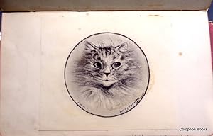 Album of Poetry and drawings and autographs c1905-20 with cats after Louis Wain & autographs of C...