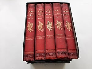 Seller image for The Works of Robert Burns (5 vol. boxed set) for sale by Daisyroots Books