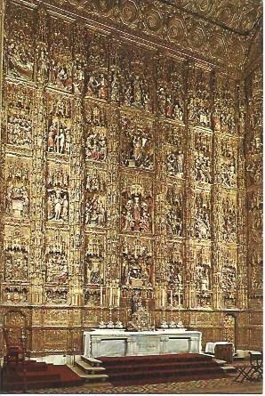 Seller image for POSTAL L04115: Retablo del altar mayor de la catedral de Sevilla for sale by EL BOLETIN