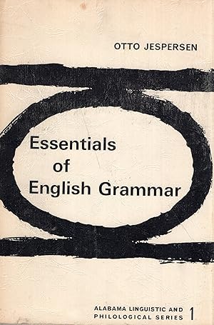 Seller image for Essentials of English Grammar for sale by A Cappella Books, Inc.
