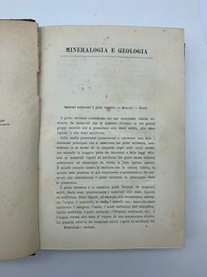 Mineralogia e geologia.per il secondo anno del Liceo