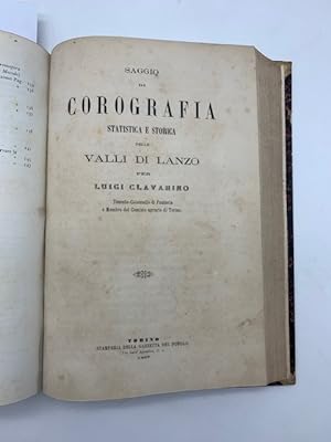 Saggio di corografia statistica e storica delle Valli di Lanzo
