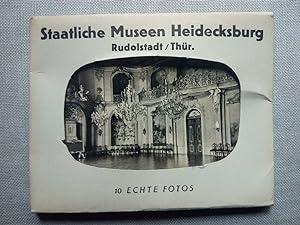 Bild des Verkufers fr Staatliche Museen Heidecksburg Rudolstadt / Thr. 10 echte Fotos zum Verkauf von Versandantiquariat Jena