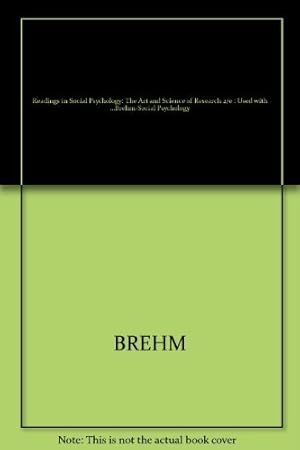 Imagen del vendedor de Social Psychology Critical Thinker Reader: Used with . Brehm-Social Psychology, Fifth Edition a la venta por Redux Books