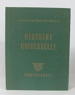 Bild des Verkufers fr Histoire universelle; encyclopdie de Poche. zum Verkauf von Ammareal