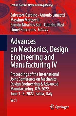 Seller image for Advances on Mechanics, Design Engineering and Manufacturing IV for sale by moluna