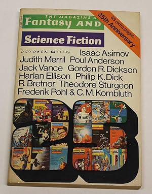 Seller image for The Magazine of Fantasy and Science Fiction October 1974 for sale by H4o Books