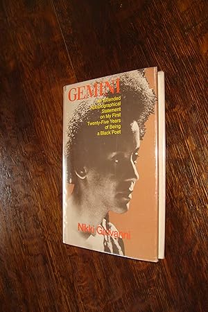 Gemini (signed first printing) An Extended Autobiographical Statement on My First 25 Years of Bei...