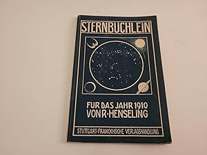 Sternbüchlein für das Jahr 1910.