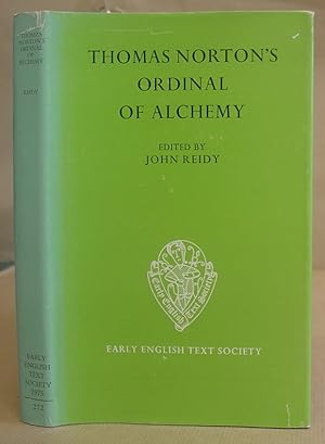 Bild des Verkufers fr Thomas Norton's Ordinal Of Alchemy zum Verkauf von Eastleach Books