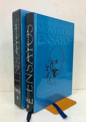 Ensayos de Montaigne. Seleccionados e ilustrados por Salvador Dalí. Ejemplar impecable, como nuevo