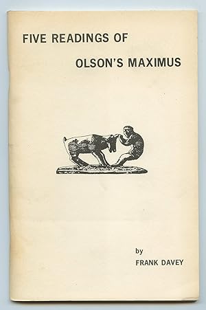 Bild des Verkufers fr Five Readings of Olson's Maximus zum Verkauf von Attic Books (ABAC, ILAB)