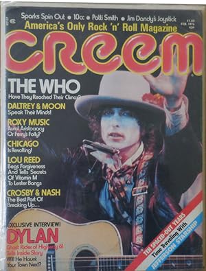 Bild des Verkufers fr Creem Magazine Volume 7, Number 9 February 1976 Issue zum Verkauf von Derringer Books, Member ABAA