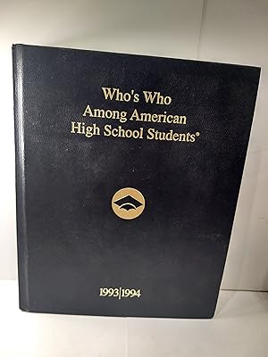 Who's Who Among American High School Students 1993-94 Volume XII