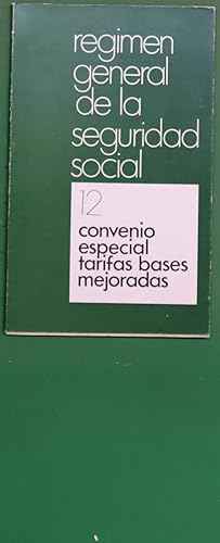 Bild des Verkufers fr XII Convenio especial tarifa : bases mejoradas zum Verkauf von Librera Alonso Quijano