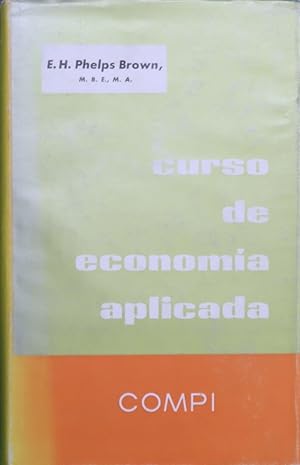 Imagen del vendedor de Curso de economa aplicada a la venta por Librera Alonso Quijano