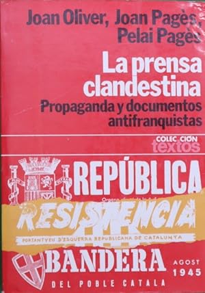 Imagen del vendedor de La prensa clandestina (1939-1956) a la venta por Librera Alonso Quijano