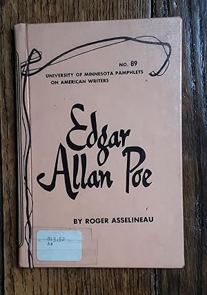 Seller image for Edgar Allan Poe. Univ of Minn Pamphlet on Am Writers No. 89 for sale by Grandma Betty's Books