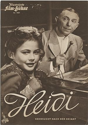 Heidi (Original program for the 1952 German film)