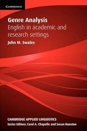 Imagen del vendedor de Genre Analysis: English in Academic and Research Settings (Paperback) a la venta por CitiRetail