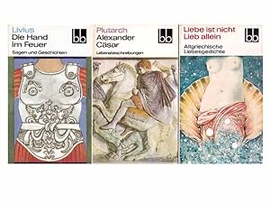 Sammlung bb-Taschenbücher Antike". 3 Titel. 1.) Plutarch: Alexander Cäsar, Lebensbeschreibung 2....