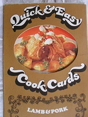 Bild des Verkufers fr Quick & Easy Cook Cards. Lamb & Pork zum Verkauf von WeBuyBooks