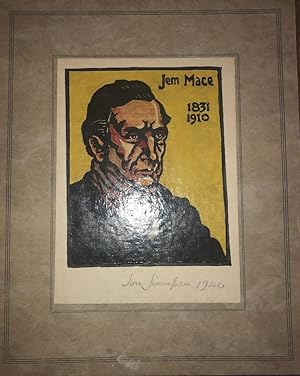 JEM MACE: 1831-1910. An Original Gypsy Woodcut in Colour, Limited Edition of 50 Prints, SIGNED by...