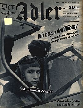 Der Adler. Illustrierte Luftwaffenzeitschrift. Heft 1, 9. Januar 1940.