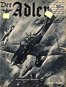 Der Adler. Illustrierte Luftwaffenzeitschrift. Heft 16, 19. September 1939.