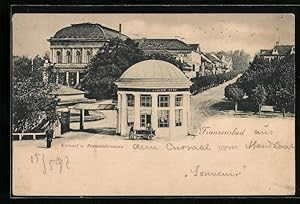 Ansichtskarte Franzensbad, Kursaal und Franzensbrunnen
