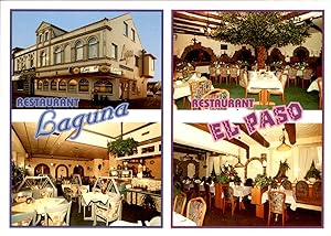 " Restaurant EL PASO " Inh. Dragan Illic / " Restaurant LAGUNA " 25709 Marne / Werbekarte