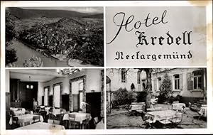 Ansichtskarte / Postkarte Neckargemünd am Neckar, Hotel Kredell - Inh. Friedrich Mees