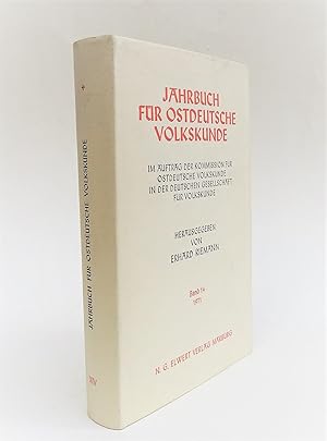 Bild des Verkufers fr Jahrbuch fr ostdeutsche Volkskunde, Band 14. zum Verkauf von Der Buchfreund