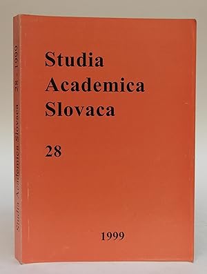 Imagen del vendedor de Studia Academica Slovaca 28. Prednsky XXXV. letnho seminra slovenskho jazyka a kultry. a la venta por Der Buchfreund