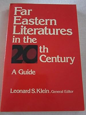 Immagine del venditore per Far Eastern Literature in the Twentieth Century: A Guide venduto da WeBuyBooks