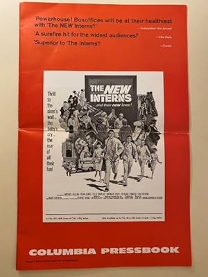 Bild des Verkufers fr The New Interns Pressbook 1964 Michael Callan, Dean Jones, Telly Savalas zum Verkauf von AcornBooksNH