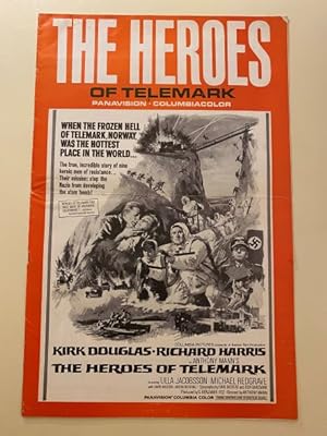 Seller image for The Heroes of Telemark Pressbook 1965 Kirk Douglas, Richard Harris for sale by AcornBooksNH